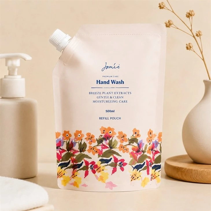 Printed Cosmetic Refill Pouches factory Printed Cosmetic Refill Pouches factory
